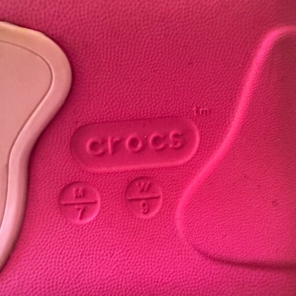 CROCS Unisex Adult Pink Bubble Crush Platform Clog - Picture 4 of 5